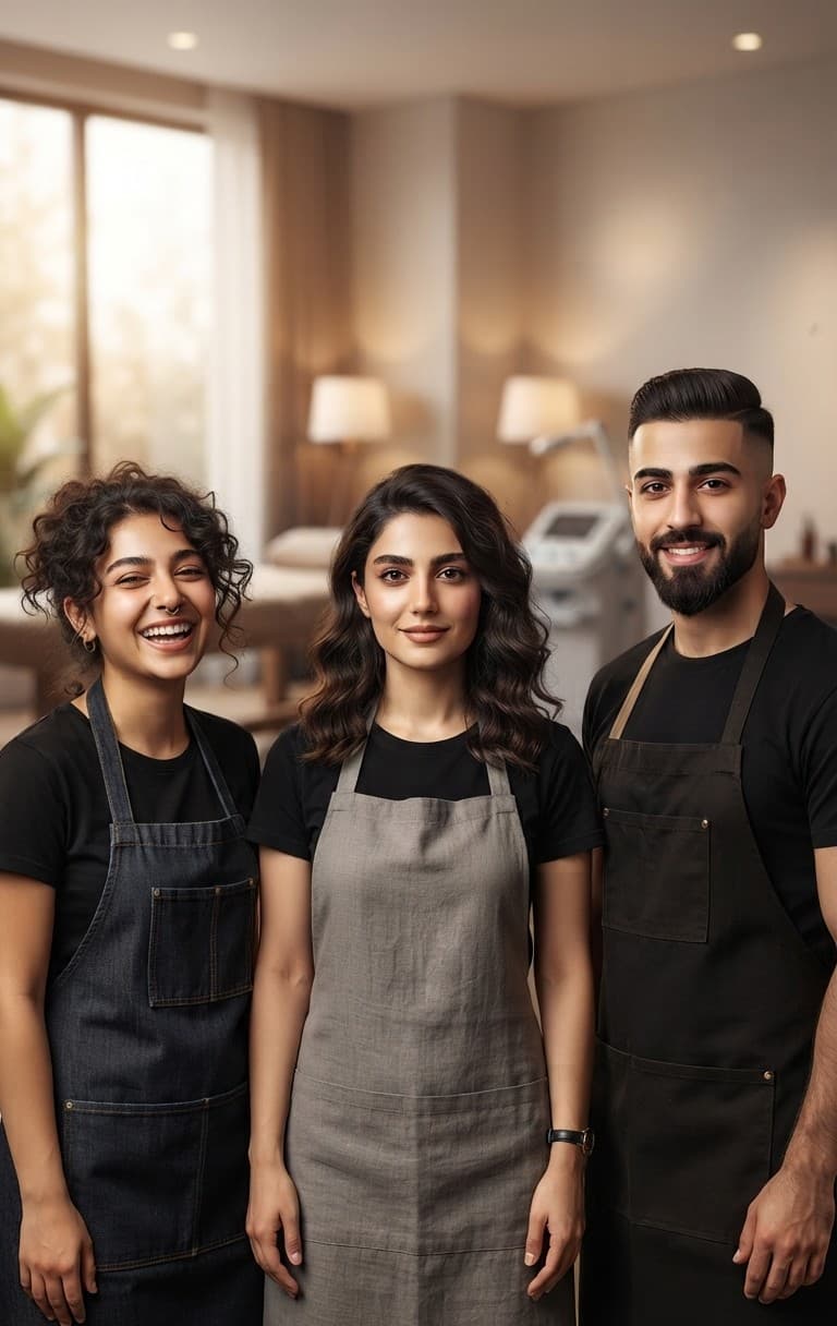 تیم متخصصان سالن